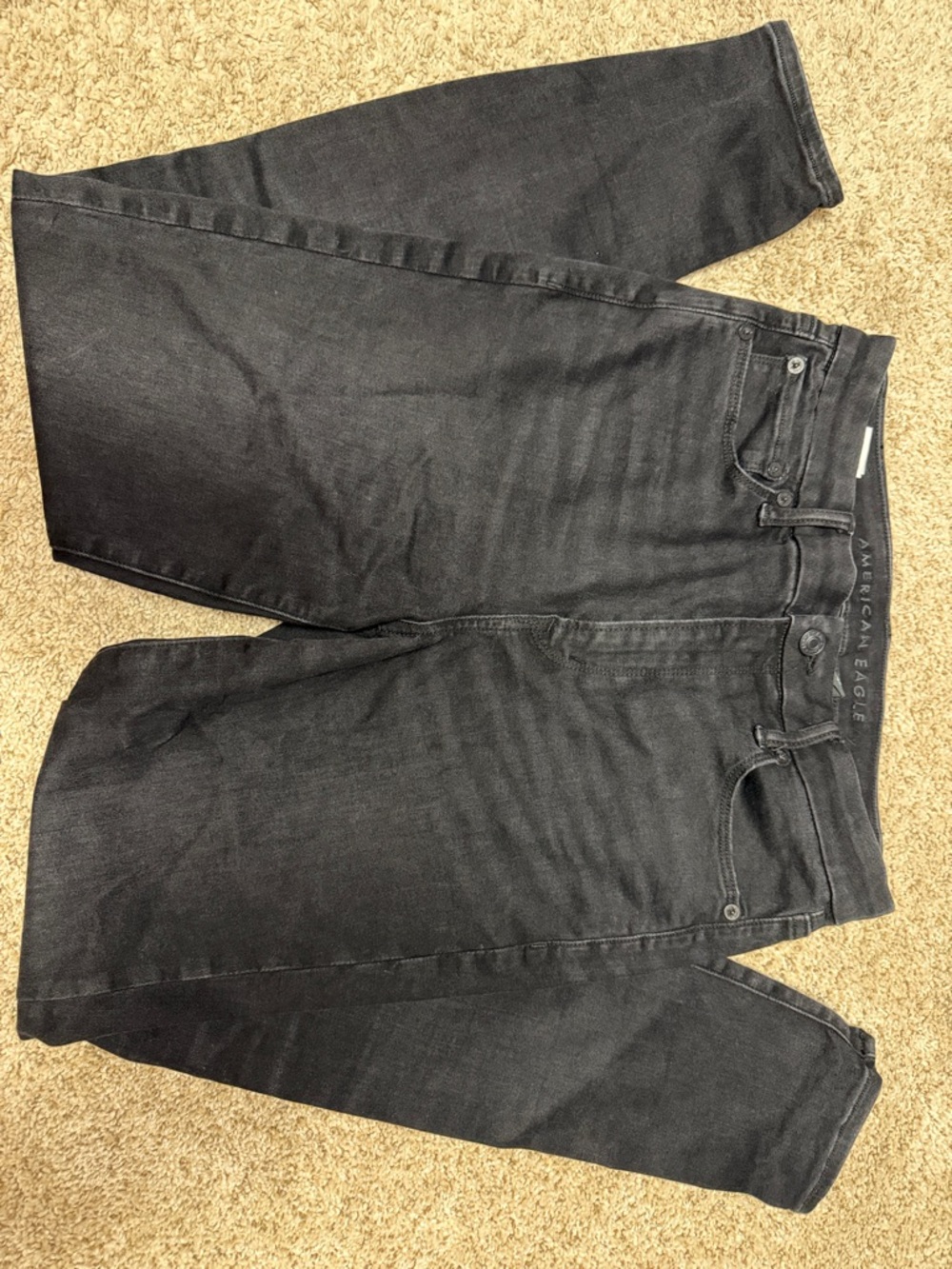 American Eagle Outfitters Women’s BFF Jegging Black Denim Jeans- Medium